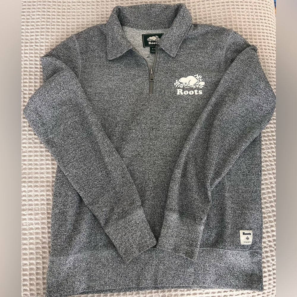 Roots Salt & Pepper Half Zip